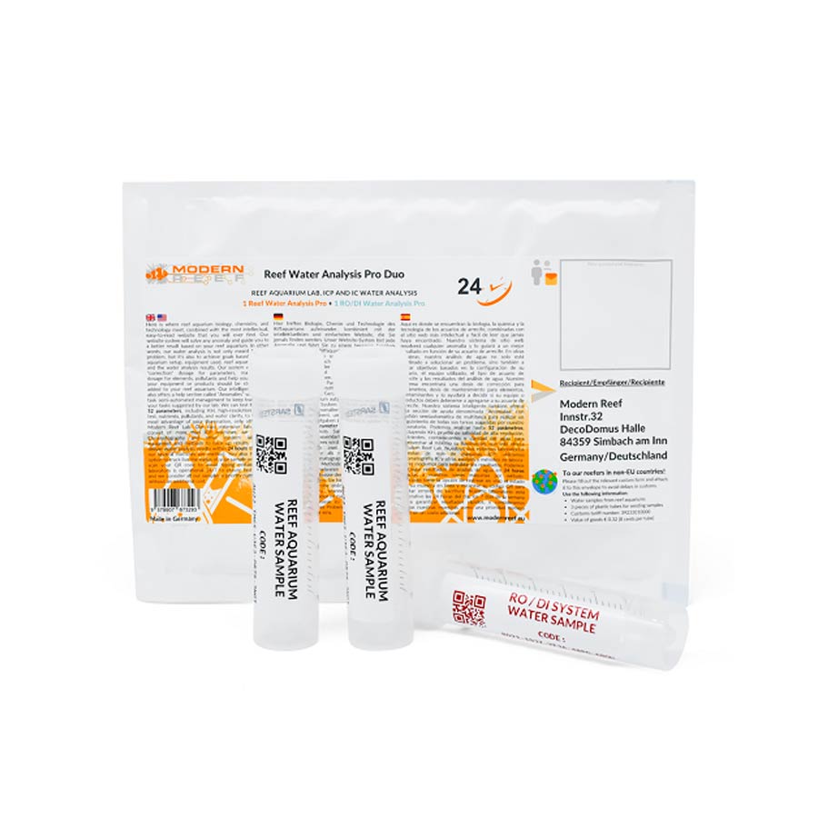 Análisis ICP Duo Acuario Marino (102 Parámetros), Modern Reef