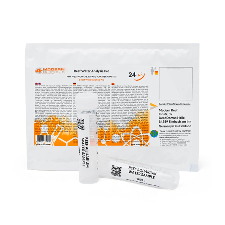 Análisis ICP Pro Acuario Marino (56 Parámetros), Modern Reef