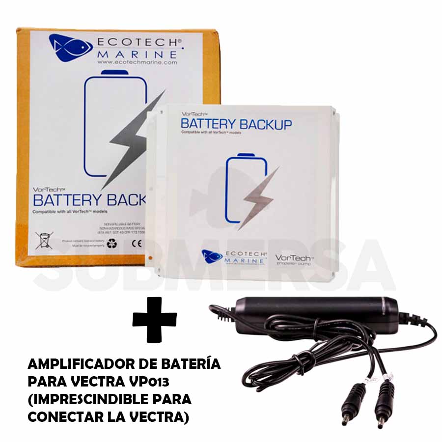 Kit de bateria reserva Vectra, Ecotech Marine