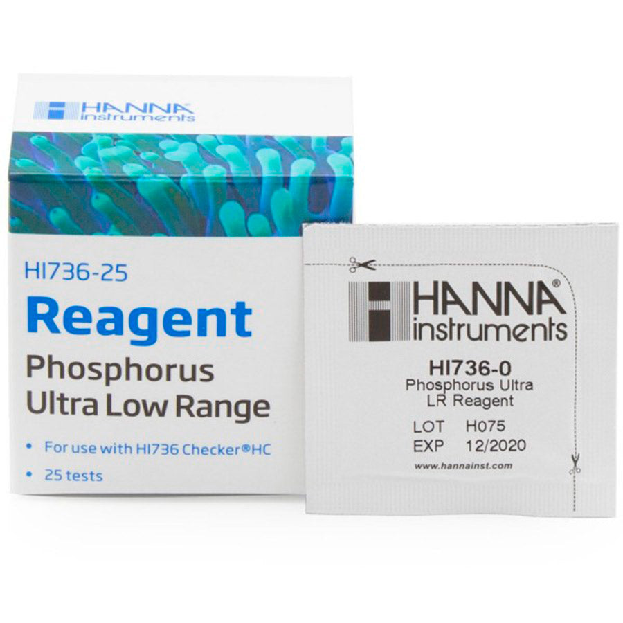 Reagente de fósforo HI736 (25 testes), Hanna